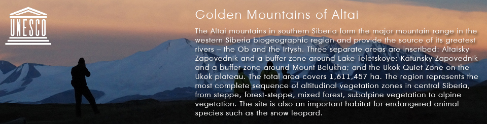 Golden Mountais of Altai, UNESCO